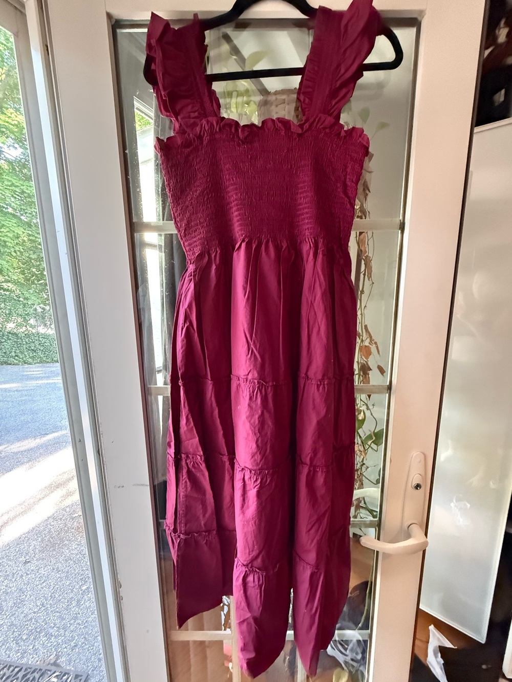 HHH BURGUNDY COTTON ELLIE - Worn once